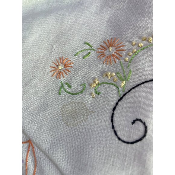 Rosie Pickford Bear 11 Pieces Embroidery Linens Table Toppers Vintage Decor - Picture 7 of 16